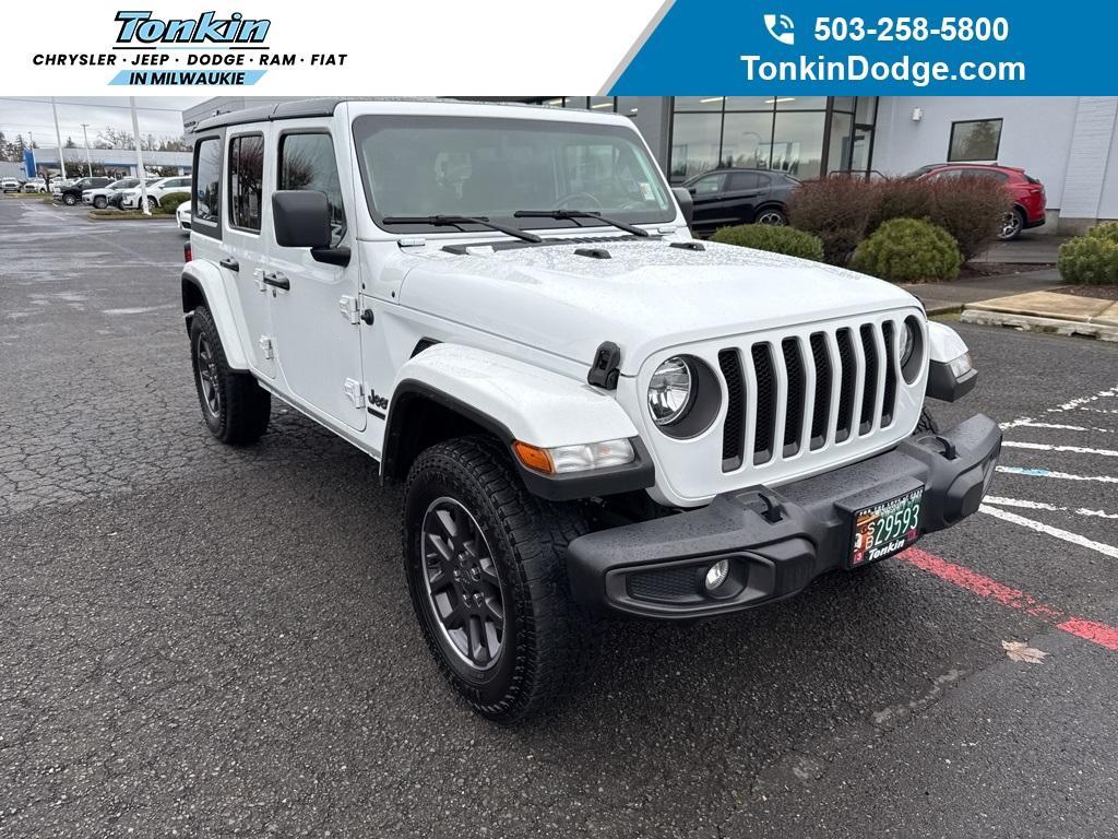 used 2021 Jeep Wrangler Unlimited car, priced at $30,624