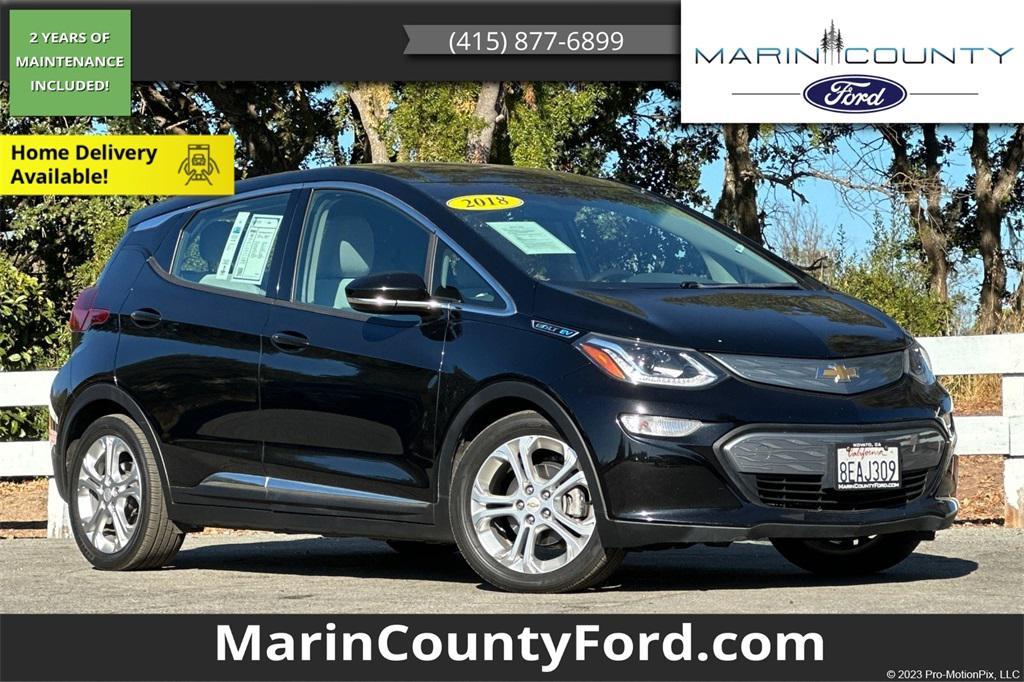 used 2018 Chevrolet Bolt EV car, priced at $12,648