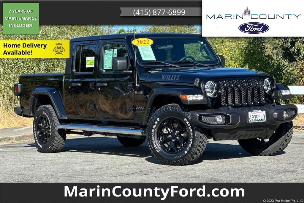 used 2022 Jeep Gladiator car, priced at $31,554