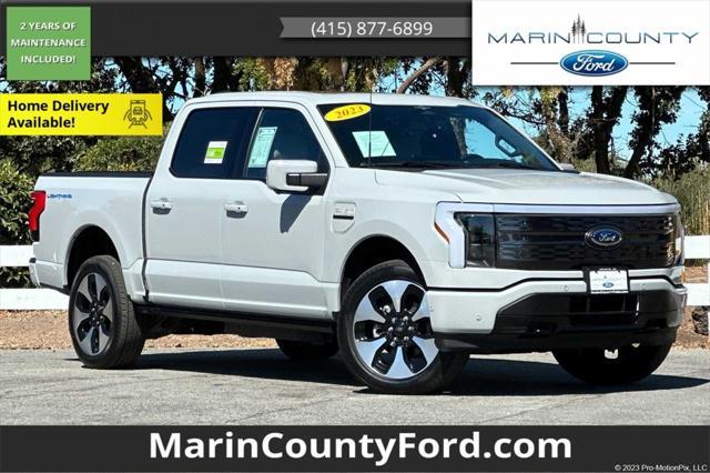 used 2023 Ford F-150 Lightning car, priced at $67,822