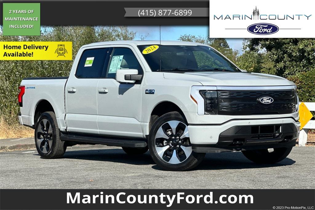 used 2024 Ford F-150 Lightning car, priced at $63,961