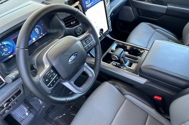 new 2025 Ford F-150 Lightning car, priced at $78,465