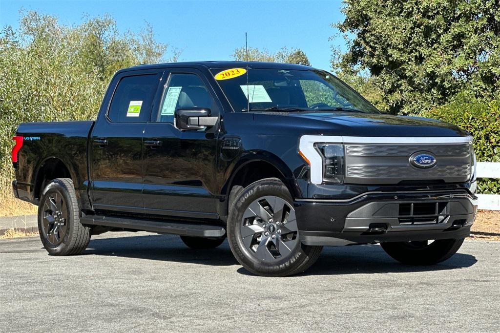 used 2023 Ford F-150 Lightning car, priced at $46,379