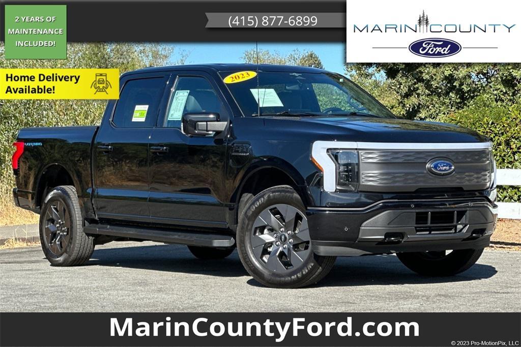 used 2023 Ford F-150 Lightning car, priced at $46,379