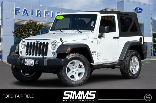 used 2016 Jeep Wrangler car, priced at $20,991