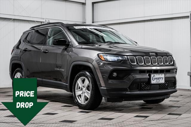 used 2022 Jeep Compass car, priced at $22,500