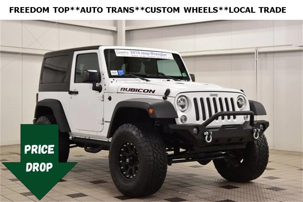 used 2016 Jeep Wrangler car, priced at $20,999