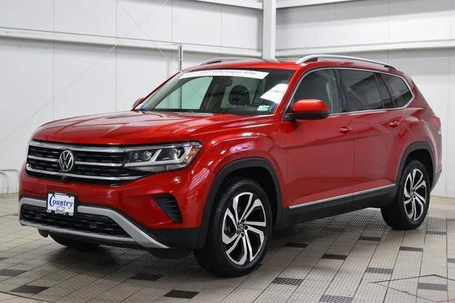 used 2021 Volkswagen Atlas car, priced at $26,500