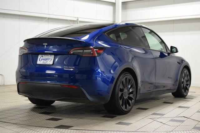 used 2021 Tesla Model Y car, priced at $27,999