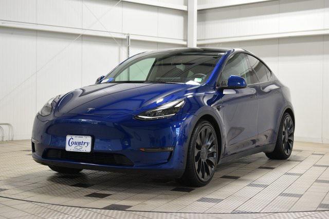used 2021 Tesla Model Y car, priced at $27,999