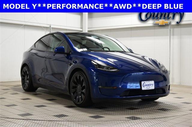 used 2021 Tesla Model Y car, priced at $27,999