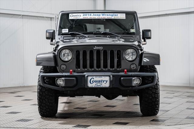 used 2016 Jeep Wrangler Unlimited car, priced at $26,500