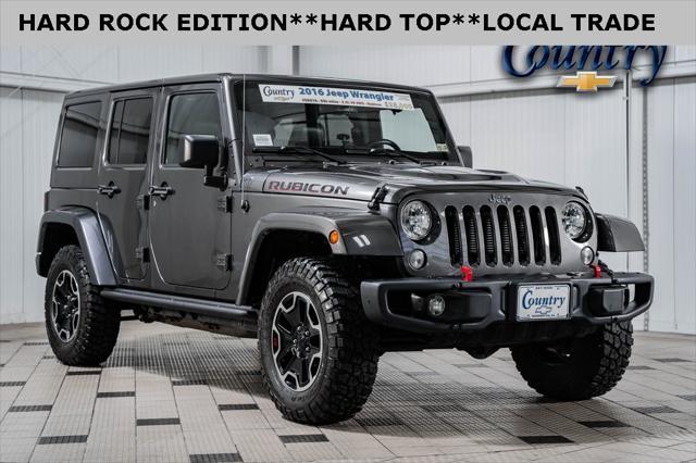 used 2016 Jeep Wrangler Unlimited car, priced at $26,500