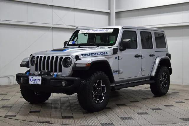 used 2022 Jeep Wrangler Unlimited 4xe car, priced at $34,999