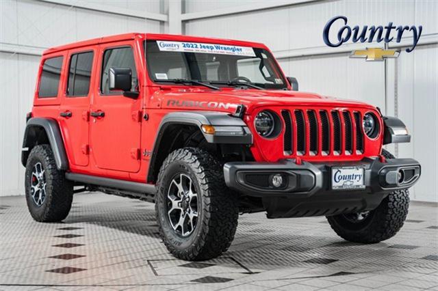 used 2022 Jeep Wrangler Unlimited car, priced at $42,777