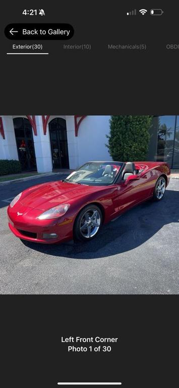 used 2008 Chevrolet Corvette car, priced at $28,000