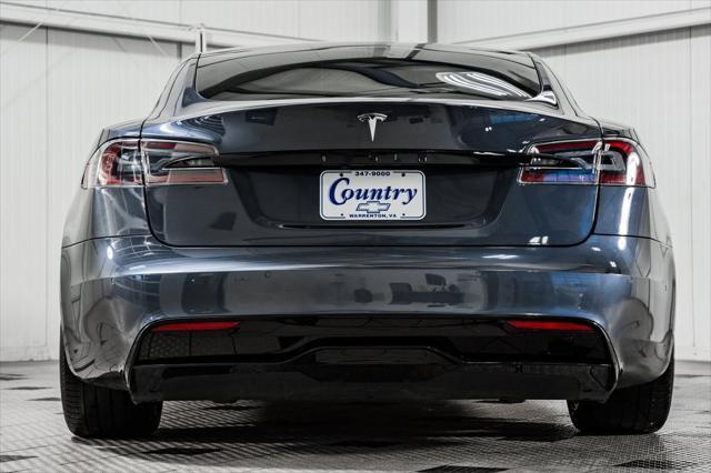 used 2022 Tesla Model S car, priced at $49,777