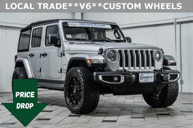 used 2020 Jeep Wrangler Unlimited car, priced at $32,500