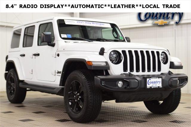 used 2021 Jeep Wrangler Unlimited car, priced at $31,999