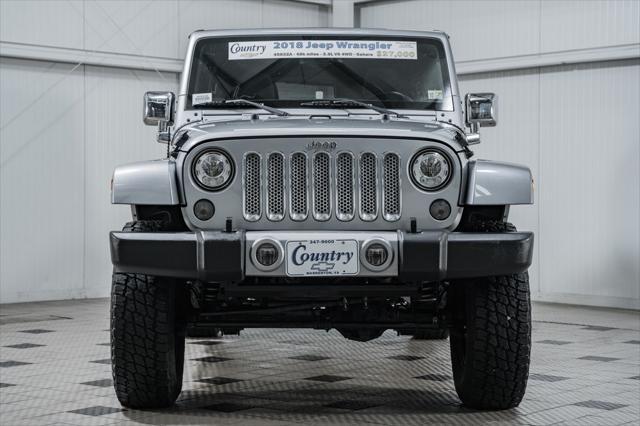 used 2018 Jeep Wrangler JK Unlimited car, priced at $25,500