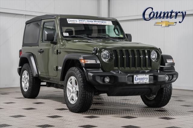 used 2021 Jeep Wrangler car, priced at $29,777
