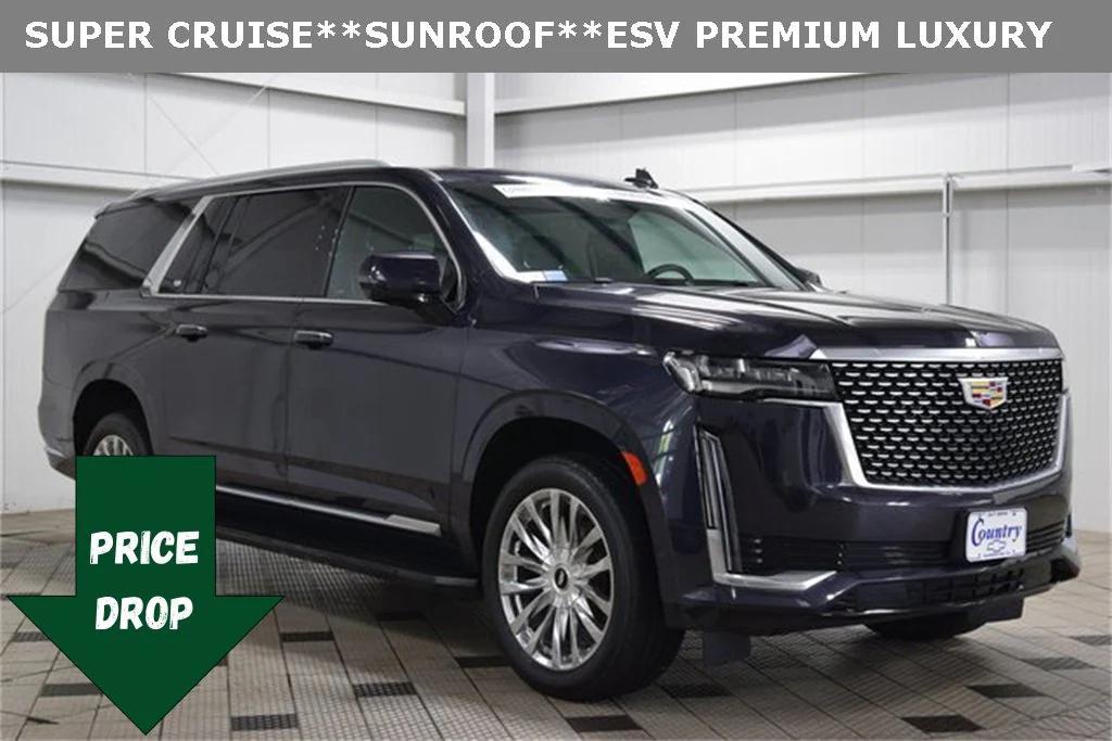 used 2022 Cadillac Escalade ESV car, priced at $62,777