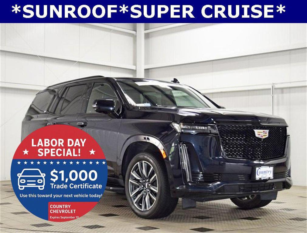 used 2023 Cadillac Escalade car, priced at $71,777
