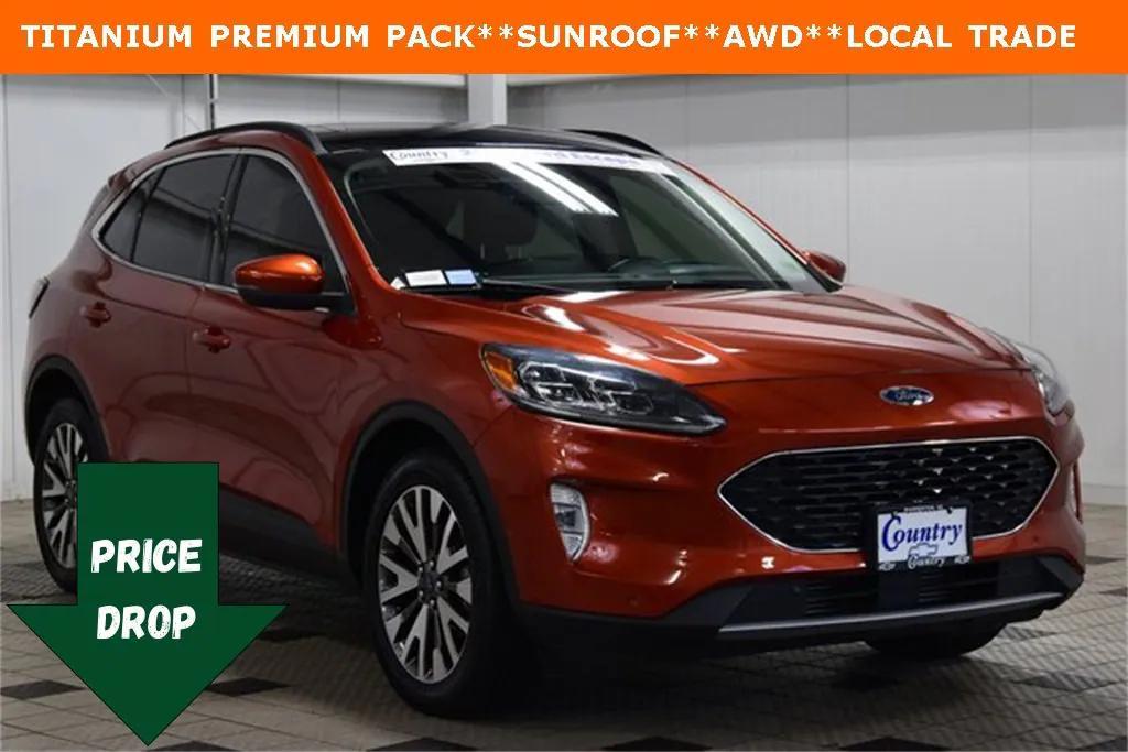 used 2020 Ford Escape car, priced at $19,250