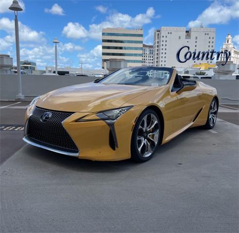 used 2021 Lexus LC 500 car, priced at $83,000