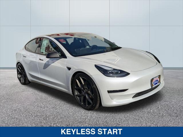 used 2021 Tesla Model 3 car, priced at $27,000