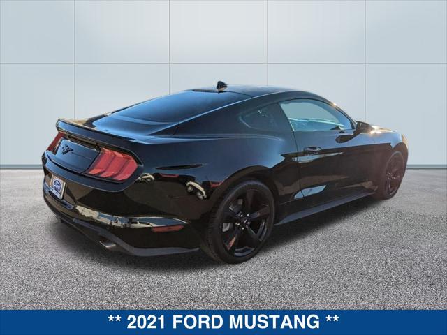 used 2021 Ford Mustang car, priced at $25,495