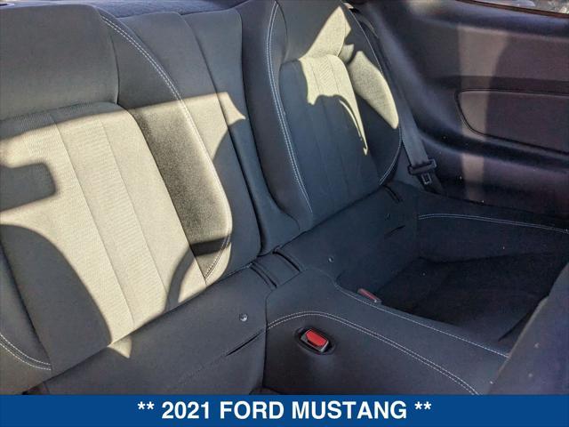 used 2021 Ford Mustang car, priced at $25,495