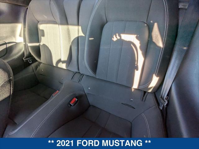 used 2021 Ford Mustang car, priced at $25,495