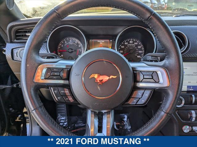 used 2021 Ford Mustang car, priced at $25,495