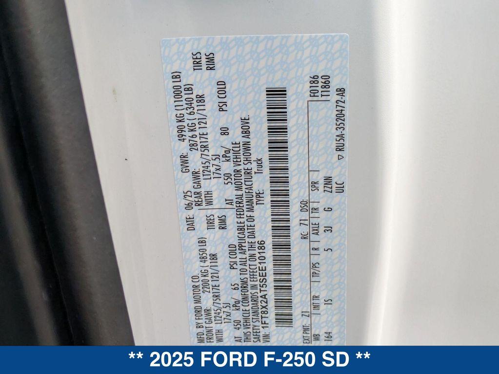 new 2025 Ford F-250 car, priced at $63,390