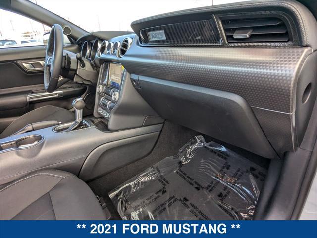 used 2021 Ford Mustang car, priced at $27,585