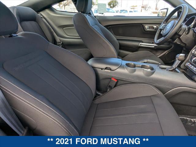 used 2021 Ford Mustang car, priced at $27,585