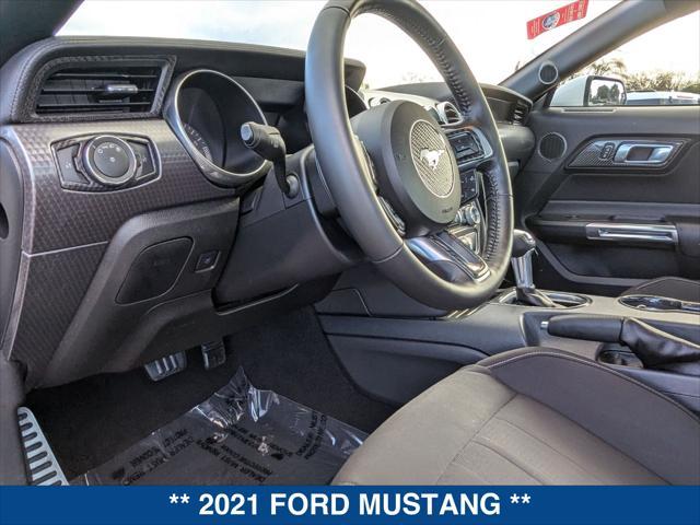 used 2021 Ford Mustang car, priced at $27,585