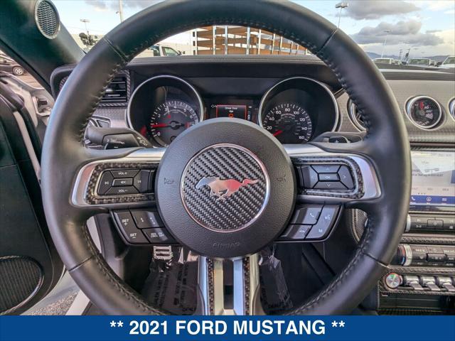 used 2021 Ford Mustang car, priced at $27,585