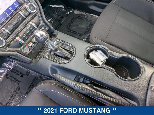 used 2021 Ford Mustang car, priced at $27,585