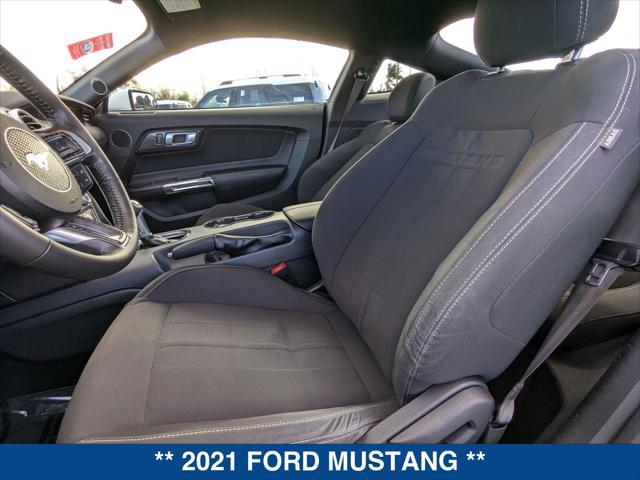 used 2021 Ford Mustang car, priced at $27,585