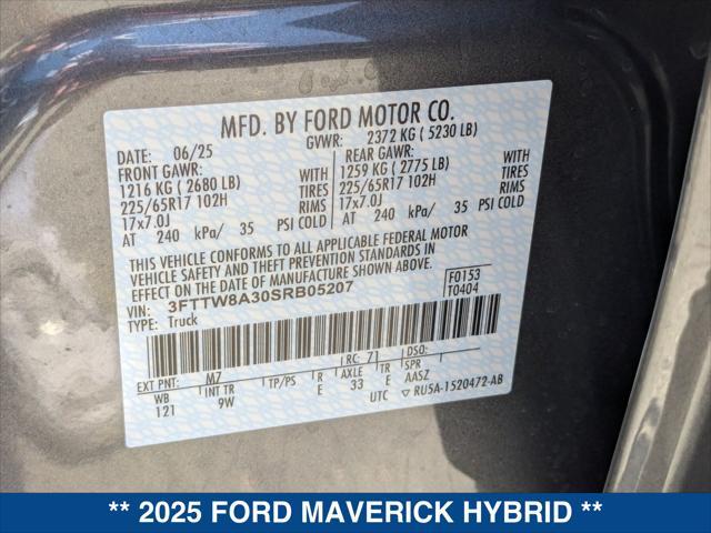 new 2025 Ford Maverick car, priced at $30,015