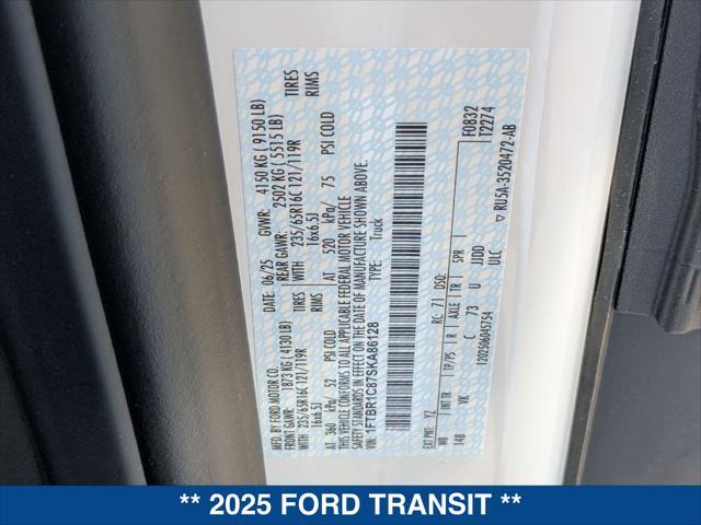 new 2025 Ford Transit-250 car, priced at $55,200