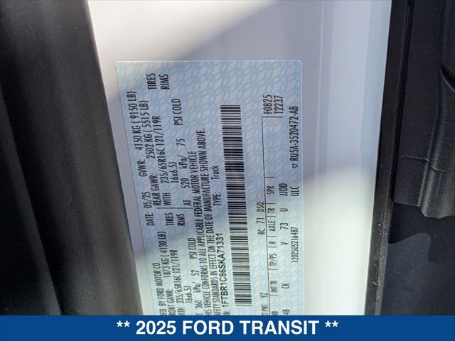 new 2025 Ford Transit-250 car, priced at $55,005