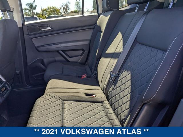 used 2021 Volkswagen Atlas car, priced at $22,000