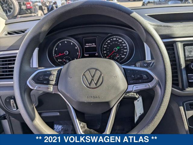 used 2021 Volkswagen Atlas car, priced at $22,000