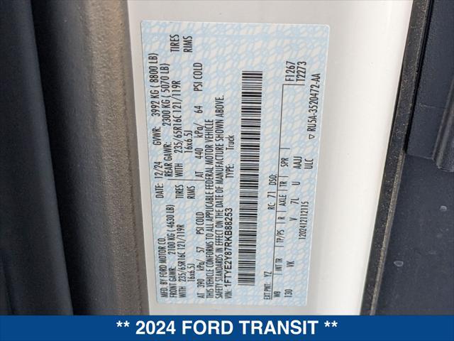 new 2024 Ford Transit-150 car, priced at $54,425