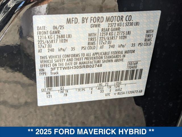 new 2025 Ford Maverick car