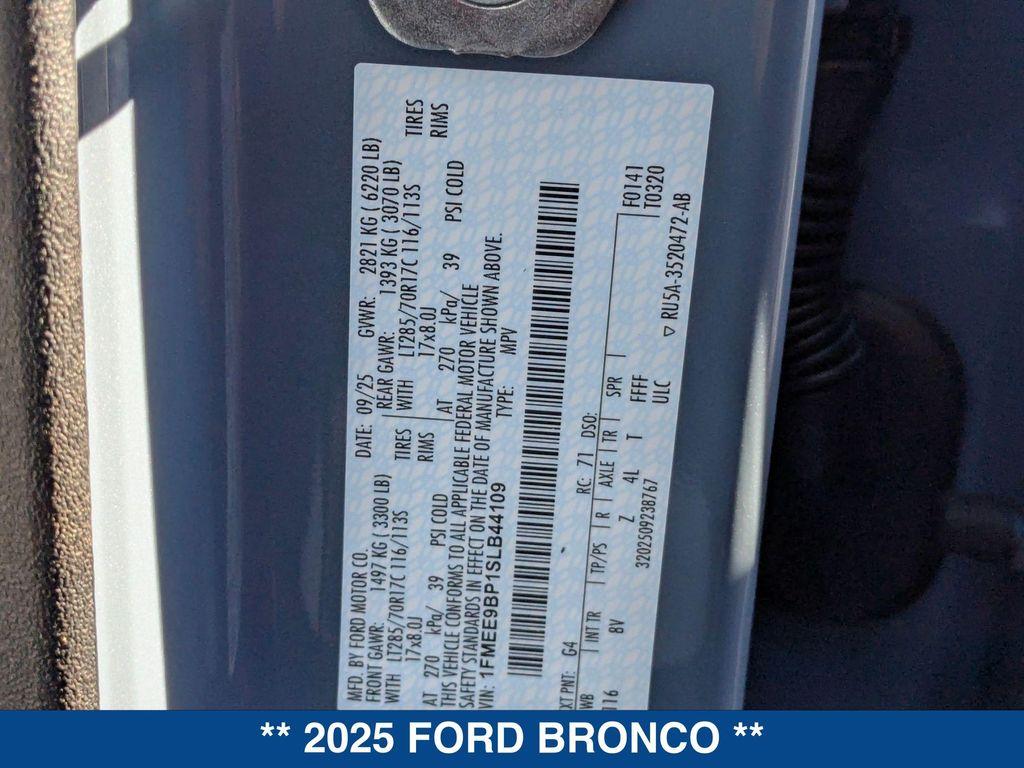 new 2025 Ford Bronco car, priced at $64,065