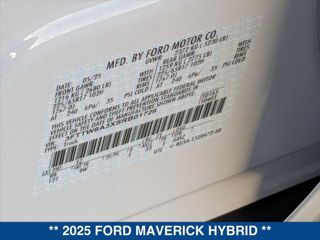 new 2025 Ford Maverick car, priced at $29,990